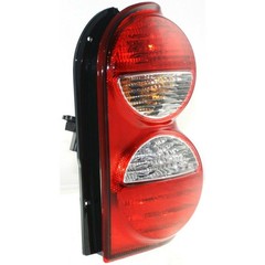 Right Tail Light w/o Guard for Jeep Liberty 05-07 Clear Red Lens 11069436