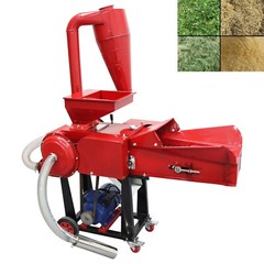 Grass Cutting&Kneading&Crushing All-in-one Machine w/Self-priming&Conveyor 220V
