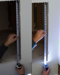 Komelon LED Light Tape Measure, White/Black – 25ft. – 25LED 7.6 m,