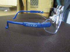 12 pairs AEARO 15158 Med LEXA Glasses Blue Temples Clear Lens impact eyewear