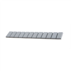 Plombco Value Line steel adhesive weights, 0.5 oz segments coated in 15 lb roll