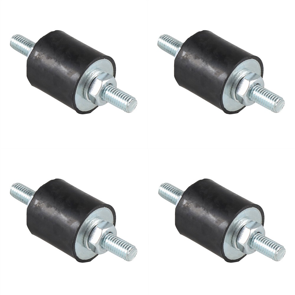 4pcs M8 Rubber Shock Absorber Anti Vibration Isolator Mounts Bobbins 30mm×30mm