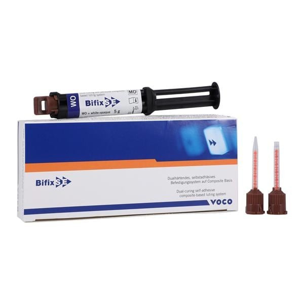 Voco 1787 Bifix SE Luting Cement White Quickmix Syringe Opaque 5gm