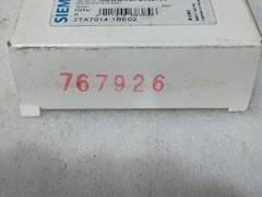 SIEMENS 3TX7014-1BE02 RELAY AC/DC 115V 230V/3A 24V/1A (BOX OF 3)