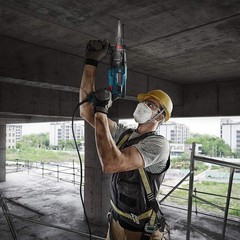 BOSCH GBH 220 Corded Electric Rotary Hammer with SDS Plus, 720 W, 2 J, 2.3 Kg