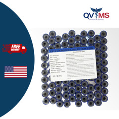 EDTA Tube 6ml K2 EDTA 10.8mg Tube Royal Blue Top (200 Pcs) EXP 5/2025