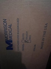 Morrison Medical Select Spine Board Stretcher Immobilization Board 76-5902LGRN