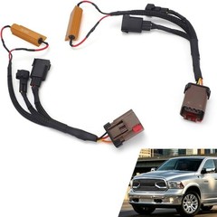 Dodge Ram 1500/2500/3500 Halogen to LED Adapter Harness with Resistor Conversion