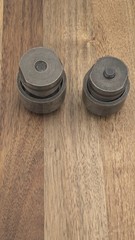Greenlee USA 1″ & 1-1/2″ Knockout Punch Die Set Lot Electrician Conduit Hole…
