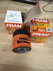 2 Pack – FRAM Extra Guard PH3614, 10K Mile Change Interval Spin-On Oil Filter