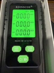 RDINSCOS EMF Detector RD 630C All 3 Types of Electromagnetic Radiation Field