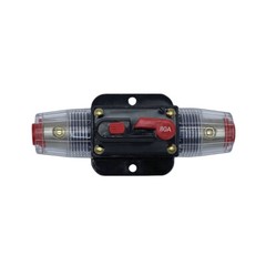 80A Inline Circuit Breaker Stereo Audio Manual Reset for Auto Marine RV 80 Amp