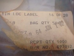 One LOT 50 pieces Feed Thru Capacitors — Unused Old Stock