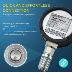 PD222 Series PD Steel Test Port and Diagnostic Equipment Quick Coupler 1/8″-27