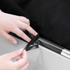 2″ x 30 Ft High Gloss Vinyl Tape for Black Out Chrome Delete Window Trim