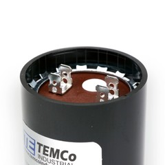 TEMCo 216-259 uf/MFD 220-250 VAC volts Round Start Capacitor 50/60 Hz -Lot-2