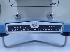 HP 428B CLIP-ON DC MILLIAMETER 2x 6DJ8/ECC88 1x Amperex 12AU7/ECC82 TUBES TESTED