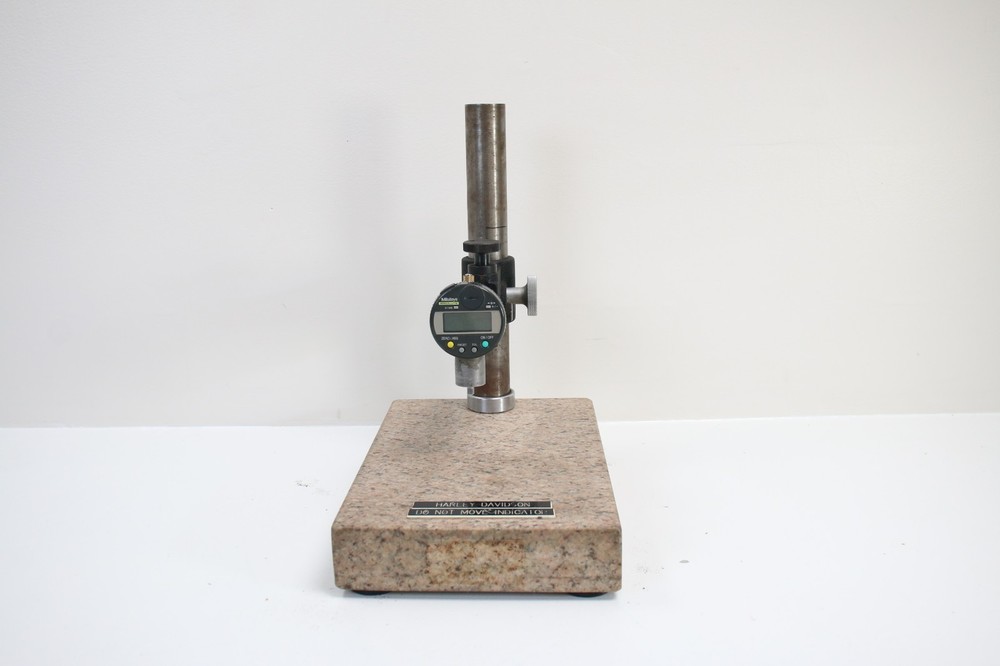 Starrett Granite Surface Plate Indicator Stand 8×12″ w/ Mitutoyo 543-276B #7