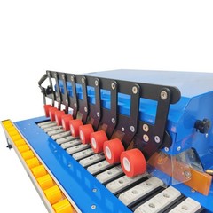 110V Woodworking Curve&Straight Edge Bander Double-sided Polishing Trimming