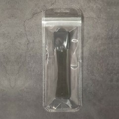 200 Clear Reclosable Plastic Poly Bags Zip Seal with Hang Hole 2.36 MIL