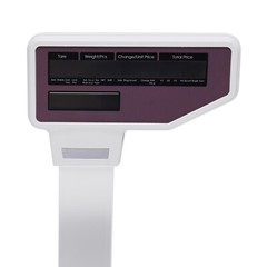 LCD Display Electronic Price Computing Scale w/ Thermal Label Printer 0.44-66lbs