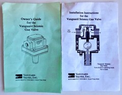 Seismic Earthquake Gas Shutoff Valve Size 1″ Vanguard Model #1906