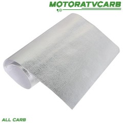 ALL-CARB 24In × 12In × 0.04In Adhesive Backed Aluminized Heat Barrier
