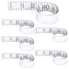 6 Pcs Fish Ruler Decal Measuring Tape Sticker 42 Inch, as picture shown