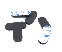1″ x 2-1/2″ x 1/8″ Peel & Stick Oval Silicone Feet – Audio Repair Amps Mixers