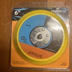MasterPro 6″ Hook and Loop Back-up Pad 6PSABP
