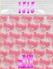 200 2.5 3.0 MIL PINK PANTHER LOT Apple Zip Baggies Silver Metallic 1034-2020