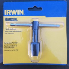 Irwin/Hanson 12115 Tap Wrench T-Handle for tap sizes #12-5/16″ Made in USA