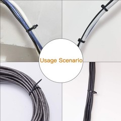 Cable Ties 8 Inch Heavy Duty Zip Ties With 120 Pounds Tensile Strength For Multi