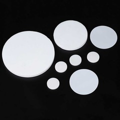 Ø 5mm-150mm PTFE Solid Round Seal Gaskets Disc Thick 0.5/1/1.5/2/3/4/5/6/8-10mm