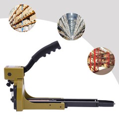 Manual Carton Stapler with 100 Staples for Corrugated Cardboard Boxes