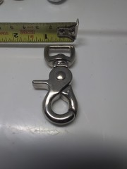 Trigger Snap Hook w/Round Eye – Zinc Diecast