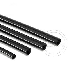 Black Silicone Tube Hose ID 0.5mm-60mm × OD 1mm-68mm Soft Rubber Pipe