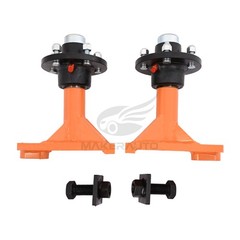 Pair 5x 4.5 Lug Superior Shipping Container Wheels, Spindle Kit 6000LB US