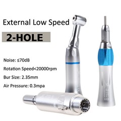 Dental Contra Angulo/ Baja Velocidad Pieza de Mano/ 2Hole Micromotor