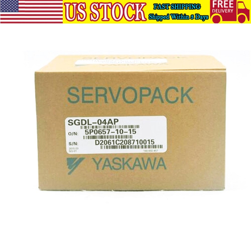 New In Box YASKAWA SGDL-04AP Servo Drive 230VAC 400W 2.6AMP