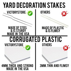 10-Pack Fireworks Sold Here Yard Sign, 2 sided, 22×16 Inches with Stakes
