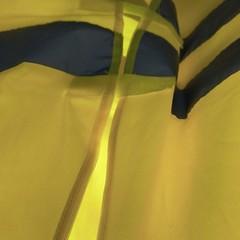 Snap-on Hi-Vis Reflective Safety Vest Hi-Visibility Yellow/Gray One Size