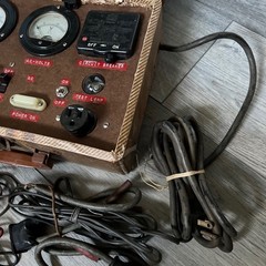 Vintage Portable Electrical Test Box Voltmeter Ammeter Experiment Field Test Kit
