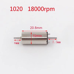 Micro 1PC 816 1015 1020 1215 1524 1725 Coreless Motor High Speed Dual-Shaft DIY