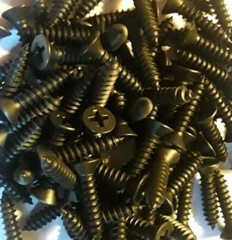 #10 x 7/8″ FLAT HEAD PHILLIPS SHEET METAL SCREW BLACK OXIDE STEEL AB-PT (SEL QTY