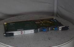 ALCATEL PLT2-F 7340 PON Line Termination Module 3FE50161ABAB SEE NOTES