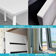 Single Sided Self Adhesive Foam Seal Strip for Door Frames and Windows Insulatio