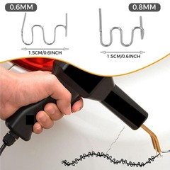 1000pc Welding Rods Hot Staples Plastic Repair Car Bumper Wave Shape 0.8mm 0.6mm