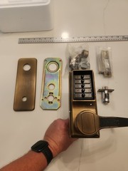Kaba Simplex 1011Push Button Lock 1011-05-41 Antique Brass