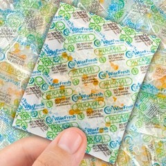 10 Gram Food Safe Desiccant Pack, Indicating Silica Gel Packet Moisture Absorber